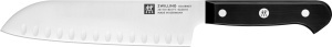 Cutit Santoku Zwilling Gourmet 18 cm Otel Special Maner Ergonomic Negru