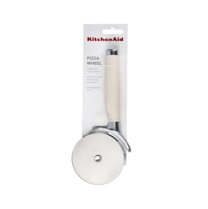Cutter de Pizza KitchenAid cu Lama din Otel Inoxidabil, Culoare Almond Creme - Img 3