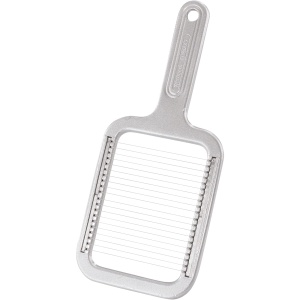 Cutter pentru cartofi fierti si mozzarella Westmark Rondex, gri, din aluminiu si otel inoxidabil