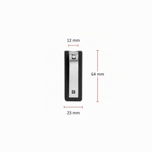 Cutter unghii ZWILLING TWIN Box, 65 mm, negru, cu colector unghii - Img 4
