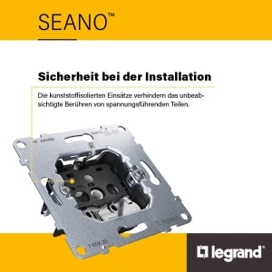 Datendose 2 x RJ45 Legrand SEANO, Cat. 6A, STP, Dimensiuni compacte - Img 6