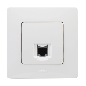 Datendose RJ45 Legrand Niloe 396444, Categoria 5, Alb, Complet Mechanism - Img 1