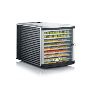 Dehidrator alimente GRAEF DA510EU, 10 tavi, temperatura reglabila 30-70C, argintiu - Img 2