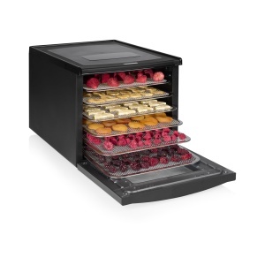 Dehidrator de alimente Princess 550W, 6 tavi din inox, touchscreen