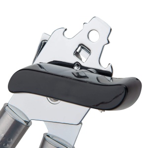 Deschizator de conserve Fackelmann MANER OVAL, deschizator practic de conserve din otel inoxidabil, deschizator universal cu maner ergonomic (culoare: argintiu), cantitate: 1 bucata - Img 3