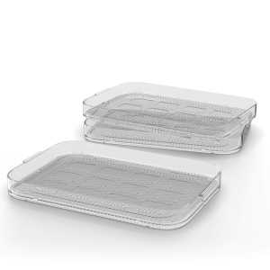 Deshidratator de bucatarie WMF Miniis din otel inoxidabil, deshidratator cu 5 compartimente, 30-70degC, temporizator de 24 de ore, uscator de fructe, deshidratator, 2 cutii, matrita de bar muesli, fara BPA - Img 6