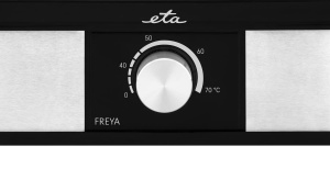 Deshidrator de alimente ETA Fresa ETA530190000 NegruInox 245W 5 tavi Control temperatura - Img 6