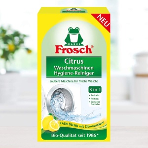 Detergent pentru masina de spalat Frosch Citrus, 250 g, 3-in-1, ecologic - Img 3