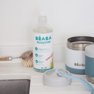 Detergent pentru vase BEABA, 100 natural, fara parfum, 2x500 ml - Img 6