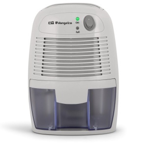 Dezumidificator compact Orbegozo DH 250, 0.5L, 27W, tehnologie Peltier
