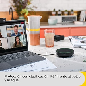 Difuzor portabil Jabra Speak2 40, 4 microfoane cu anulare a zgomotului, difuzor full-range de 50 mm, audio full-range, cu USB-A si USB-C, pentru certificat MS Teams, gri inchis - Img 10