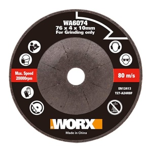 Disc abraziv WORX WA6074, 76 mm, compatibil cu WX801, durabil si eficient