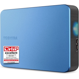 Discul extern Toshiba Canvio Flex 4 TB Metalic Albastru