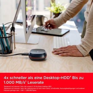 Discul SSD SanDisk Desk Drive 8 TB, viteza citire 1000 MBs, negru - Img 4