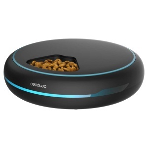 Dispenser automat pentru animale Cecotec Pumba 1600, capacitate 1.6 l, 4 compartimente