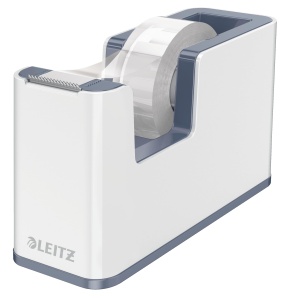 Dispenser banda adeziva Leitz WOW 53641001, AlbGri, Design modern, Usor de utilizat