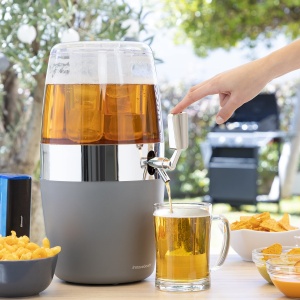 Dispenser bauturi InnovaGoods 4L, gri, cu racire, portabil - Img 7