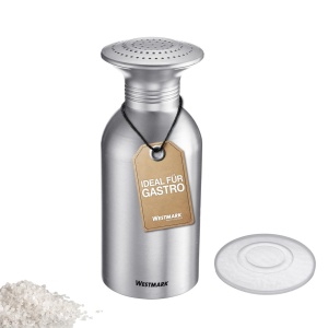 Dispenser condimente Westmark Omega, capacitate 650 ml, aluminiu, argintiutransparent