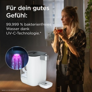 Dispenser de apa BRITA YOURCE mini, 4 litri, negru, cu selectie temperatura - Img 5