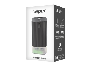 Dispenser de dezinfectant BEPER P201UTP011, capacitate 120 ml, negru, portabil - Img 6