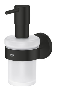Dispenser de sapun GROHE Start, 160ml, negru, cu suport - Img 2