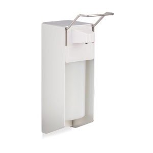Dispenser de sapun Relaxdays 500 ml, alb, montare pe perete - Img 8