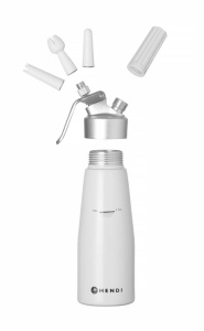 Dispenser frisca Hendi 05L aluminiu alb accesorii incluse - Img 3