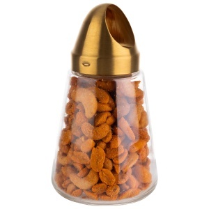 Dispenser Snacks APS 40516, Sticla, Capac Otel Inoxidabil, 8,5 cm, H 15,5 cm - Img 2