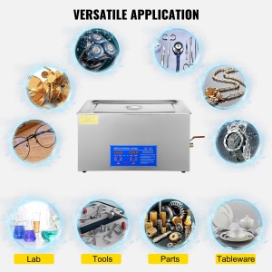 Dispozitiv de Curatare cu Ultrasunete VEVOR 30 L, 600 W, din Otel Inoxidabil - Img 8