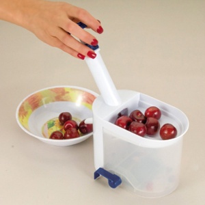 Dispozitiv de Entocare Metaltex 250660084 pentru Ciresi si Mici Olive, Alb - Img 2