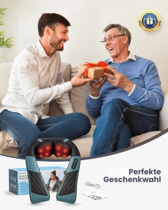Dispozitiv de Masaj pentru Gat COMFIER 2026, Kabellos, 4D Shiatsu, cu Calorifer - Img 9