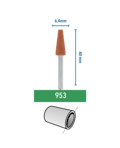 Dispozitiv de Slefuire Dremel 953 - 3 Slefuitoare 6,4mm pentru Metal - Img 2