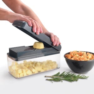 Dispozitiv multifunctional Metaltex Slice-Cube 12 in 1 pentru fructe si legume - Img 3