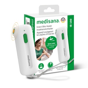 Dispozitiv pentru tratarea intepaturilor de insecte Medisana IB 100, fara chimicale, portabil, 2 programe