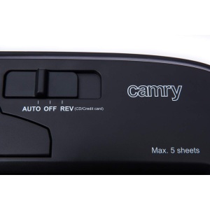 Distrugator documente CAMRY CR 1033 Negru Dimensiune universala Material durabil - Img 6