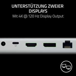 Docking Station Razer USB 4 - 14 Porturi, Suport Dual Display, Incapere Laptop 180W - Img 4