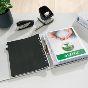 Dosar cu mecanism 180 Leitz 10155035, 5 cm, capacitate 350 foi, albastru - Img 6