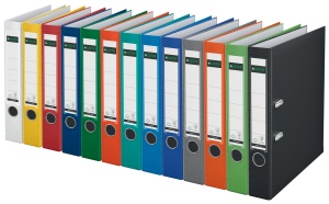Dosar cu mecanism Leitz 180, A4, 5 cm, 350 foi, reciclabil, albastru - Img 10