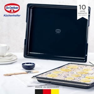 Dr Oetker Backblech Back-Liebe Emaille Albastru Reglabil Rezistent la Zgarieturi - Img 7