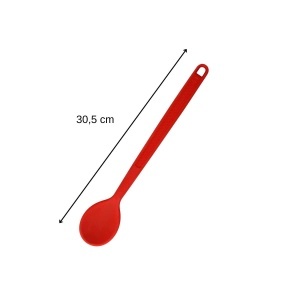 Dr Oetker Flexxibel Love Lingura de gatit din silicon rosu rezistenta la temperaturi extreme - Img 3