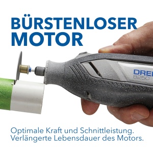 Dremel 8250 12V Unealta Rotativa Multifunctionala cu Motor Fara Perii 65 Accesorii 2 Acumulatori - Img 4