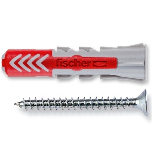 Dublu Ancoraj Fischer Duopower cu Surub, 25 mm, Gri - Img 2
