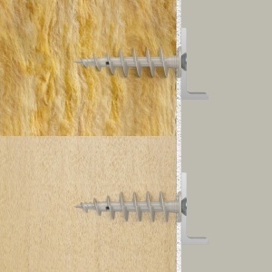 Dublu ancoraj Fischer FID V M8 Plus pentru tuburi de scurgere, 80 mm, gri - Img 6