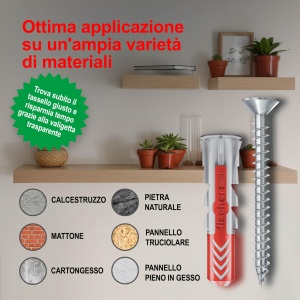 Dublu cu suruburi Fischer PowerBox 180, 360 bucati, pentru zidarie si gips-carton - Img 3