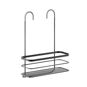 Dulap pentru dus Metaltex Origin Lava 401128000, 28 x 14 x 38 cm, Negru