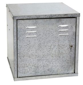 Dulap pentru sa Kerbl 60x60x60 cu 2 rafturi, inchizator si design stivuibil - Img 1