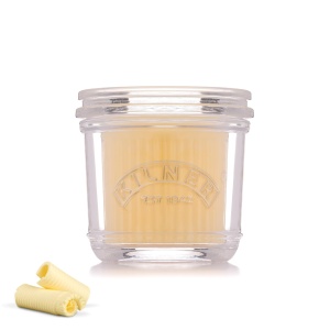 Dulap pentru unt Kilner, 200 ml, din sticla, cu capac rezistent la apa - Img 1