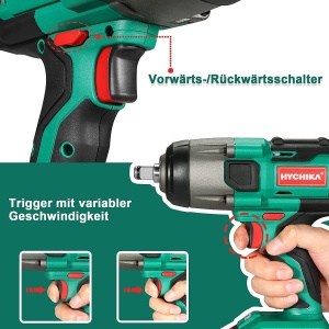 Dulgher cu acumulator HYCHIKA 18V, 350NM, 12 - Img 4