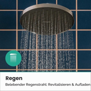 Dus cu cap de dus hansgrohe Activera S 240 mm, crom, EcoSmart, 1 tip de jet - Img 4