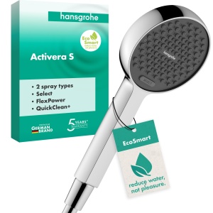 Dus cu doua straluciri hansgrohe Activera Select S, 8 lmin, crom